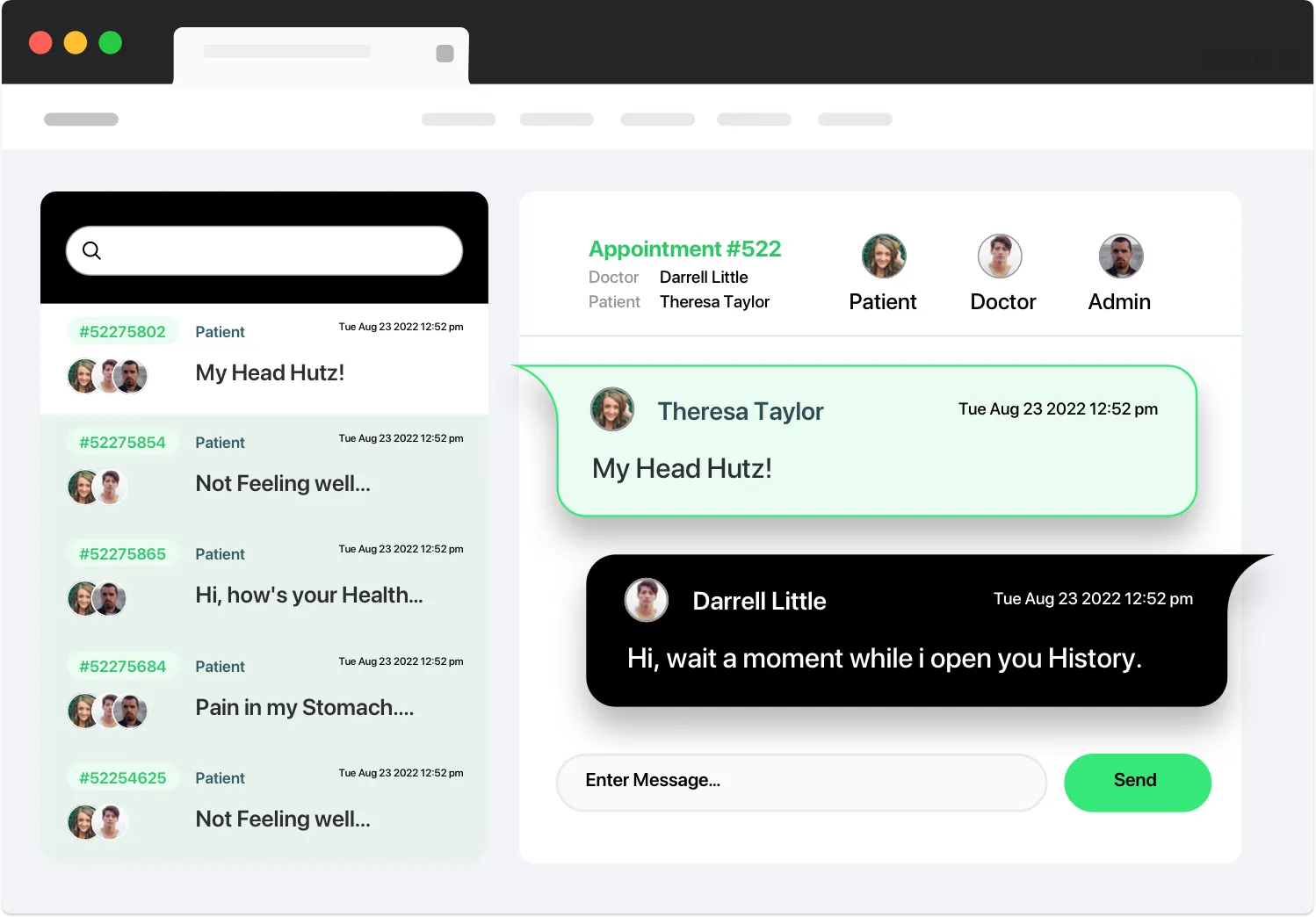 In-App Chat System