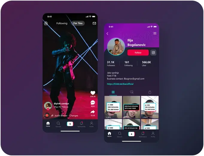social video  App Development