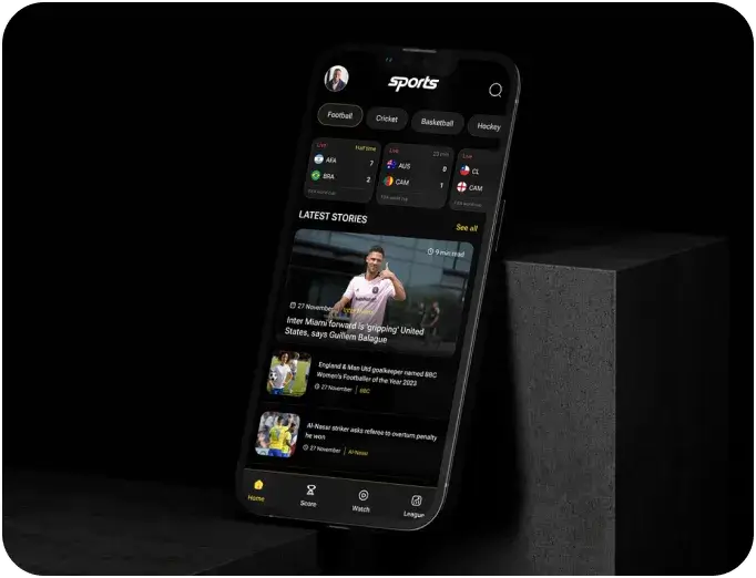 sports streaming App Development