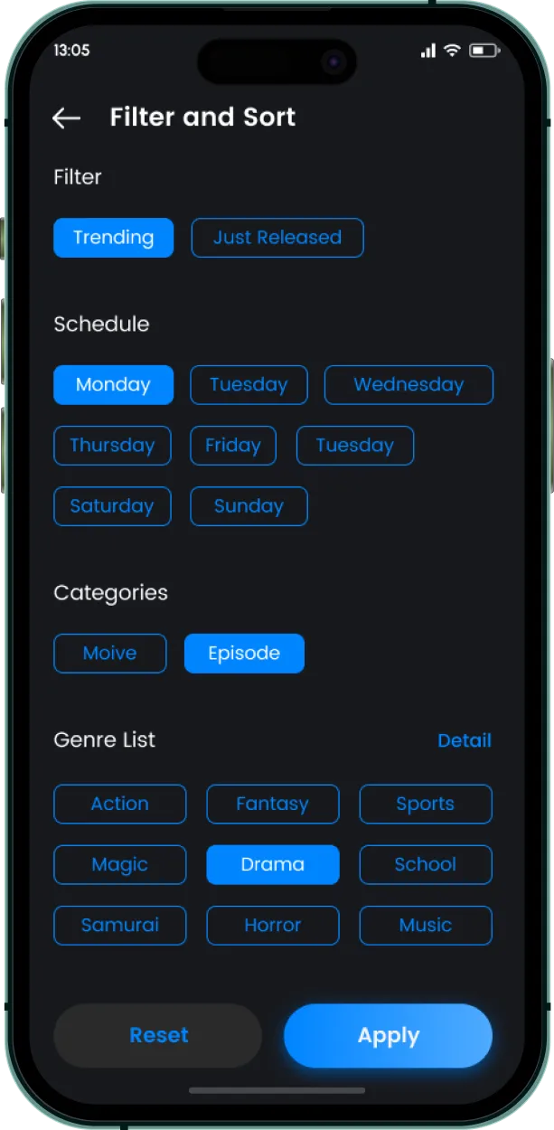 Powerful Search & Filtering