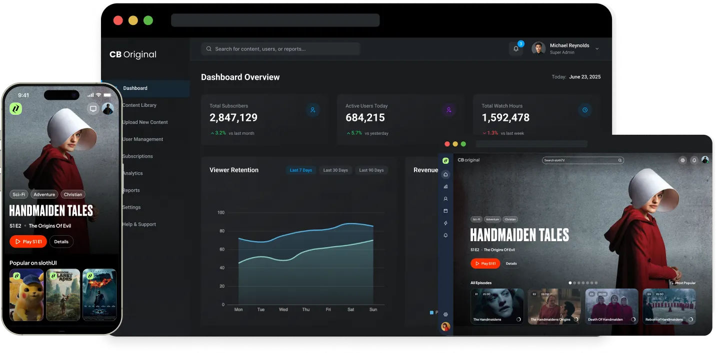 Video Streaming App demo