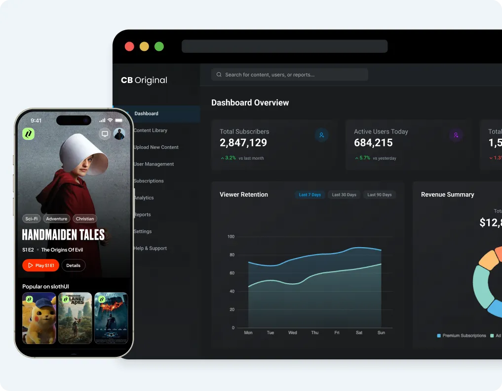 Video Streaming App demo
