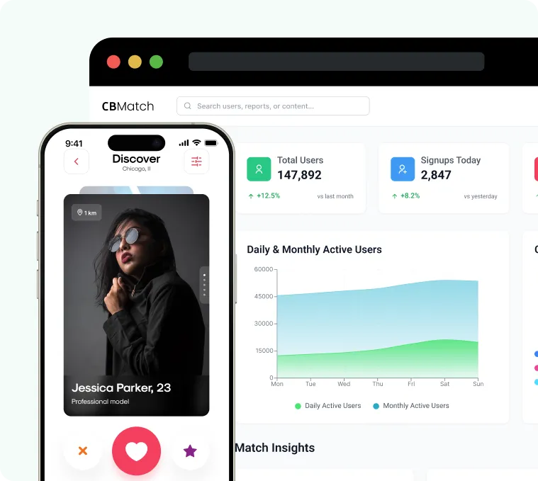 custom-dating-app demo