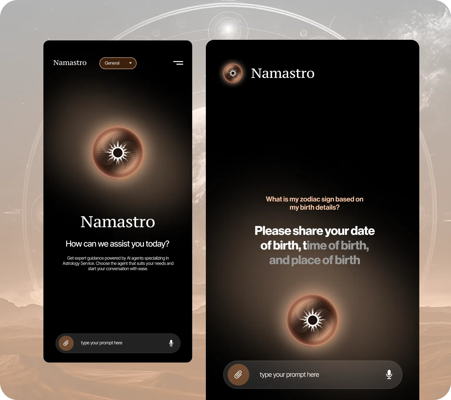 Astrology Assistance App 